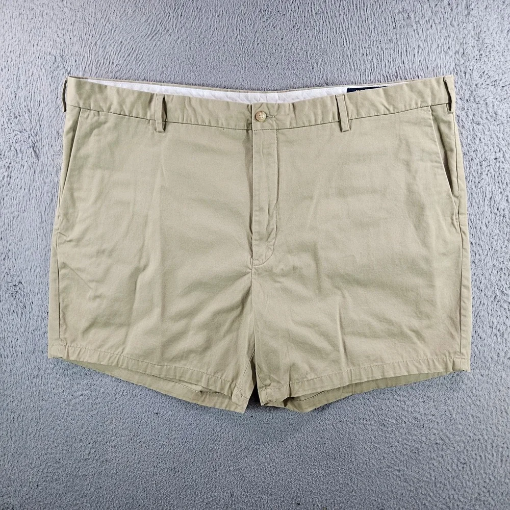 Polo Ralph Lauren Mens Khaki Shorts Stretch Classic Fit Tan Size 46 5 Inseam